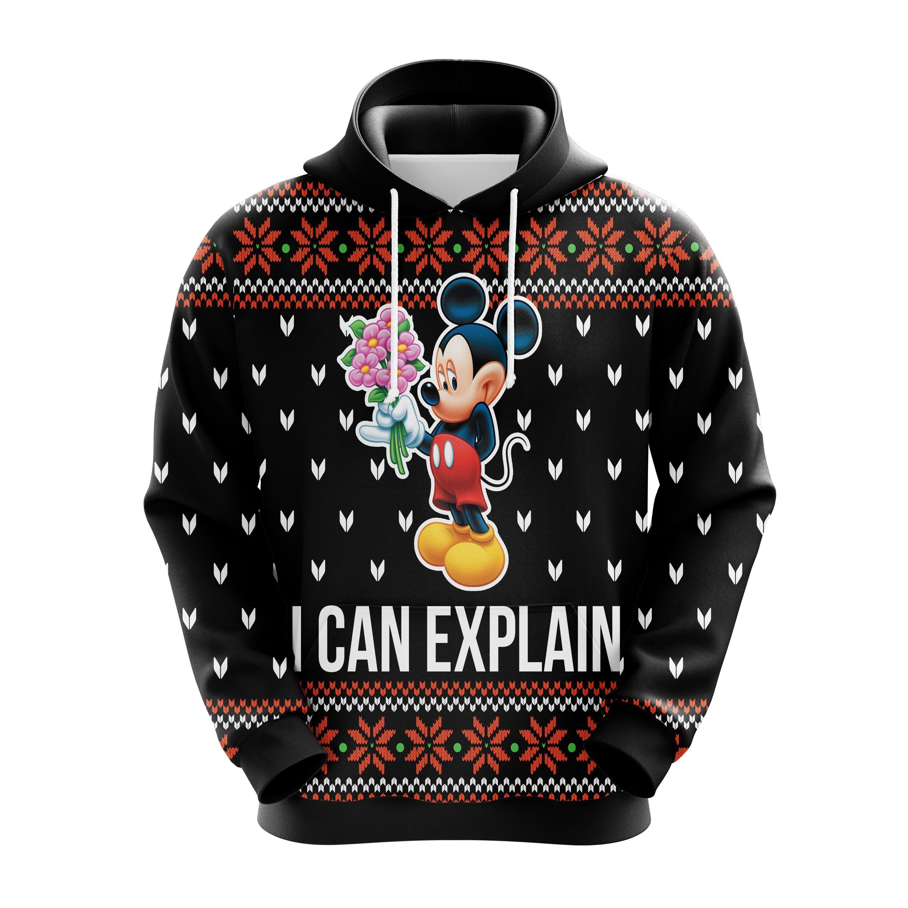 Cute Christmas Mice Ugly Hoodie - Amazing Gift Idea for Thanksgiving