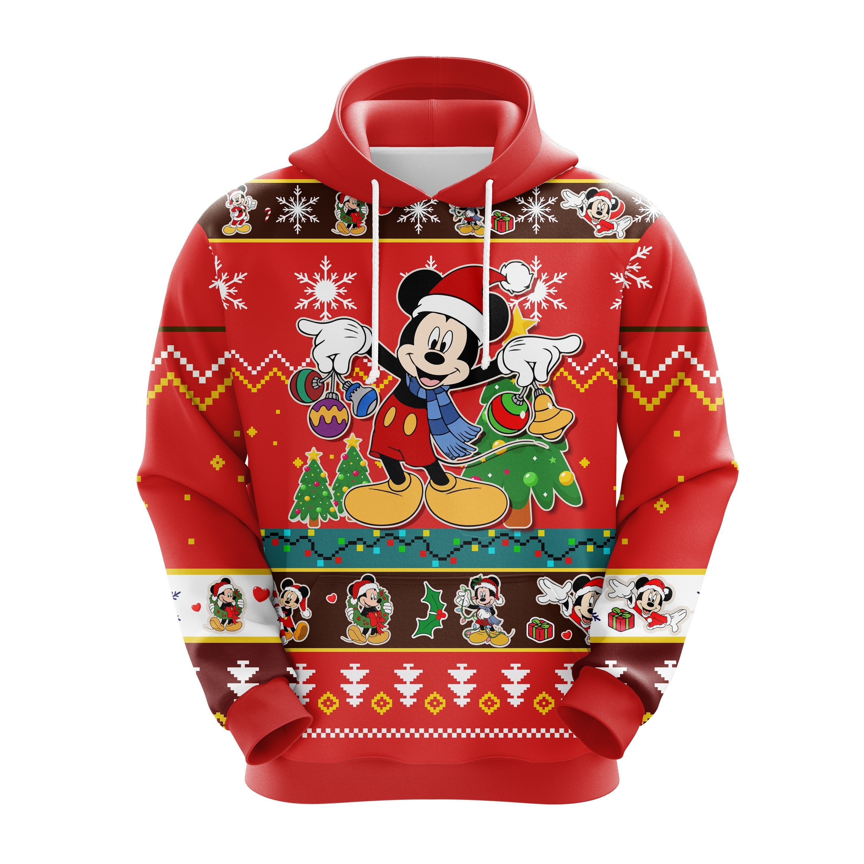 Cute Mice Christmas Hoodie Gift Idea for Thanksgiving and Noel