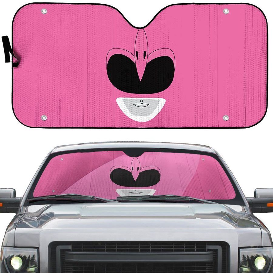 Mighty Morphin Power Rangers Pink Ranger Auto Windshield Sunshade Gift