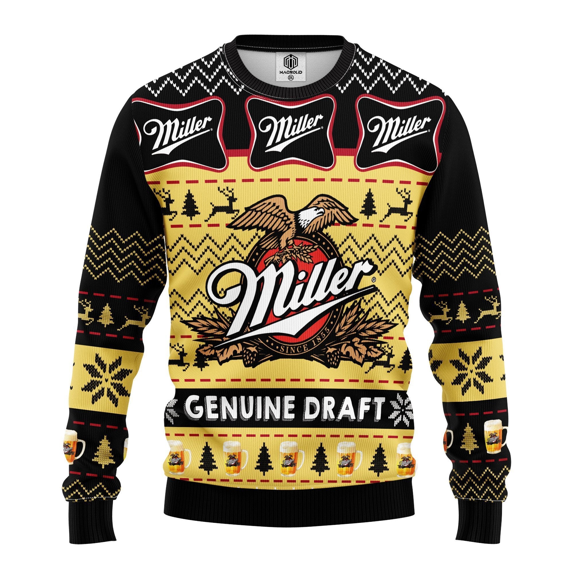 Christmas Sweater for Thanksgiving Gift Idea - Miler Ugly Sweater