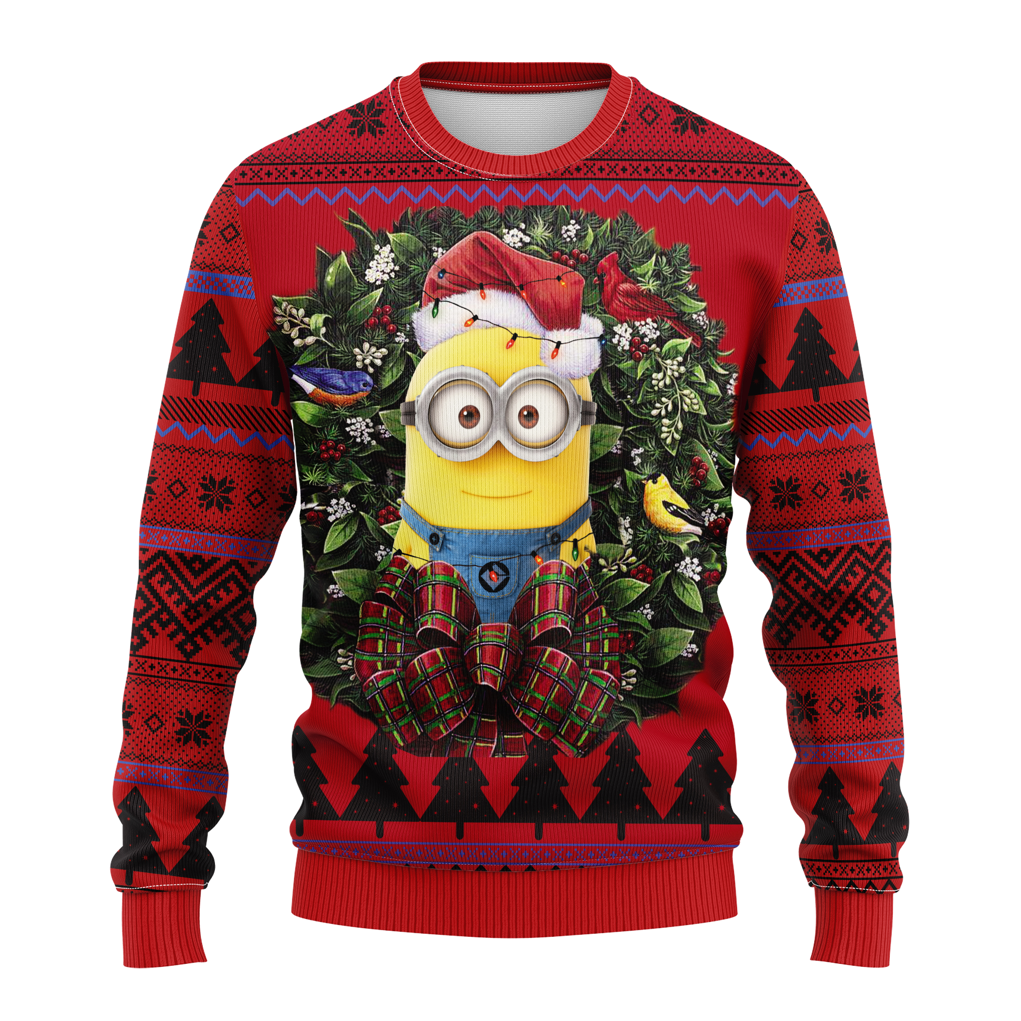 Minion 2 Despicable Me Noel Mc Ugly Christmas Sweater Thanksgiving Gift Despicable Me Minion 2 Ugly Christmas Sweater Thanksgiving Gift - Image 1