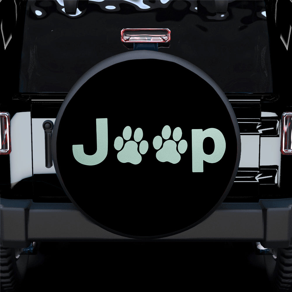 Mint Dog Paws Spare Tire Covers for Jeep - Gift for Campers
