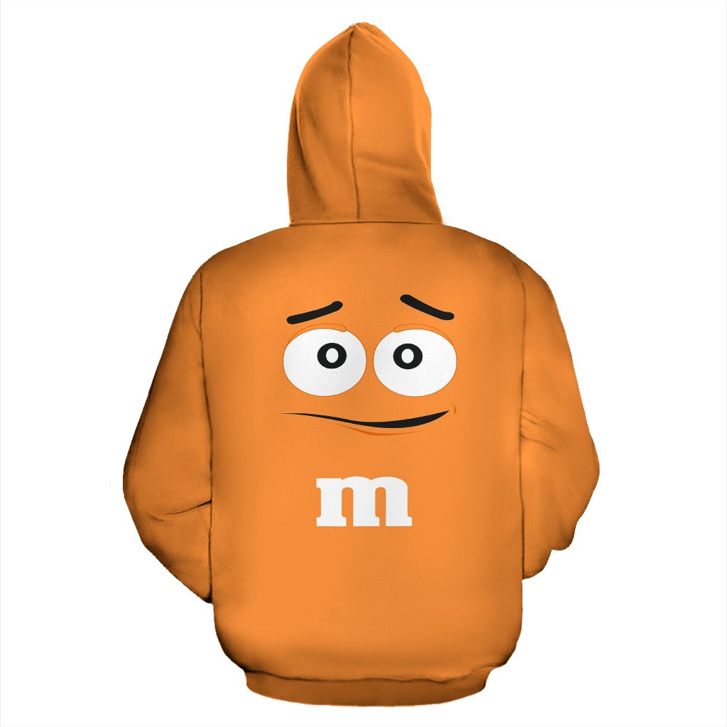 M&M Orange Chocolate Hoodie for Adults and Kids M&M