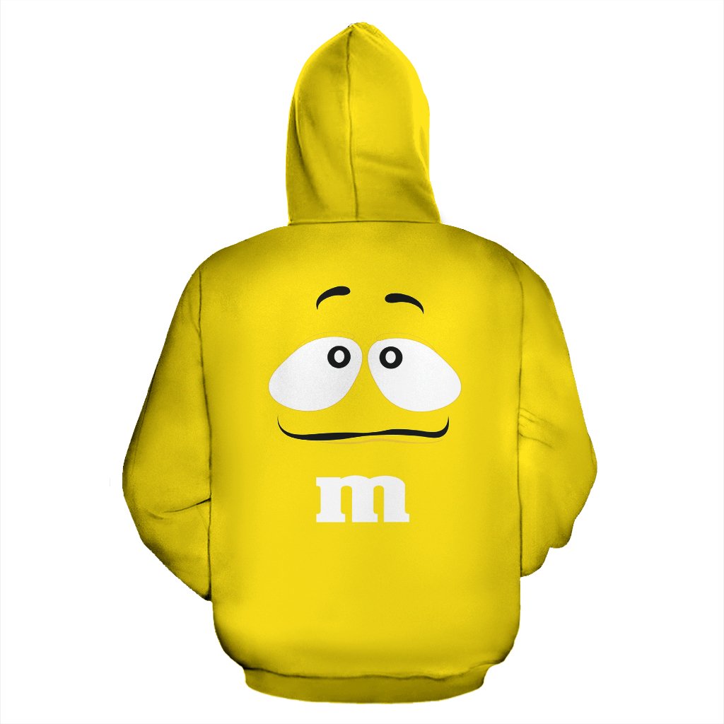 Yellow M&M Chocolate Hoodie for Men and Women M&M Chocolate
