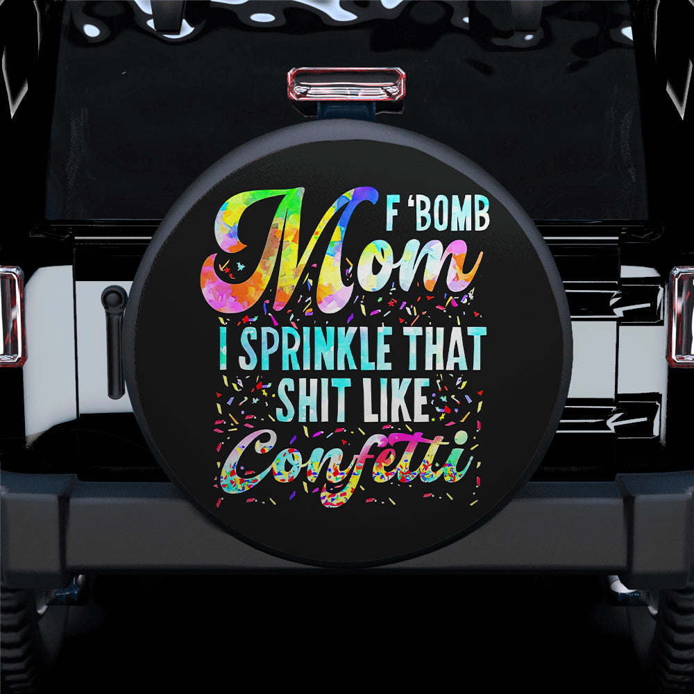 Funny Mom Jeep Spare Tire Cover Gift for Campers and Off-Roaders