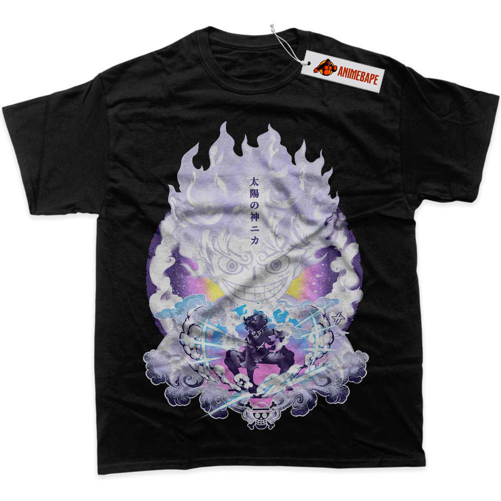 One Piece Anime Monkey D Luffy Graphic Tee Shirt for Fans