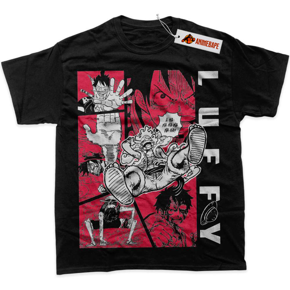 One Piece Monkey D Luffy Graphic Tee, Anime Shirt for Fans