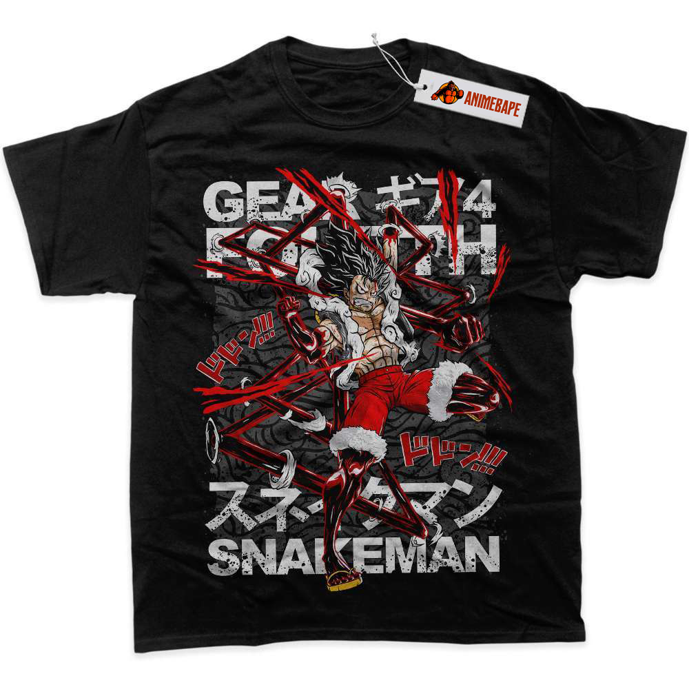 One Piece Monkey D Luffy Graphic Tee, Anime Shirt for Fans