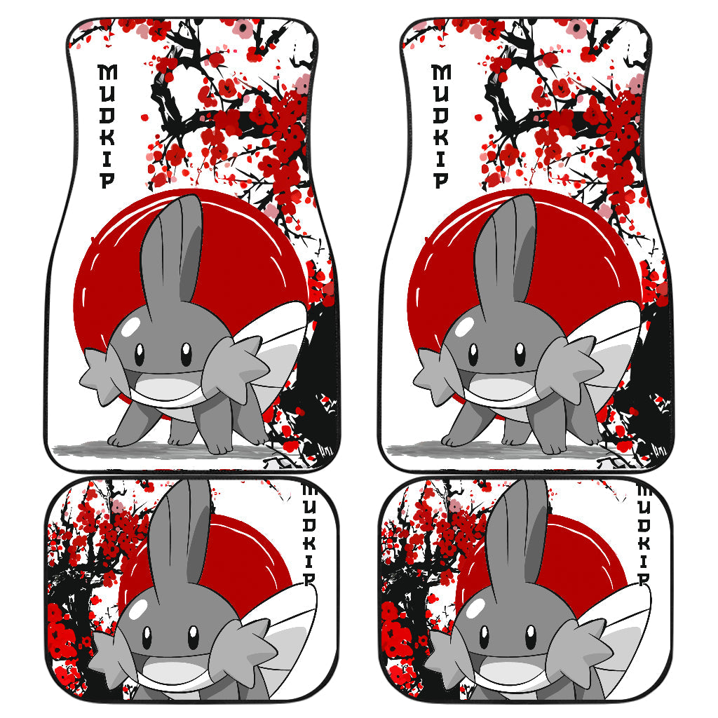Mudkip Pokemon Car Floor Mats - Japanese Style Automotive Accessory