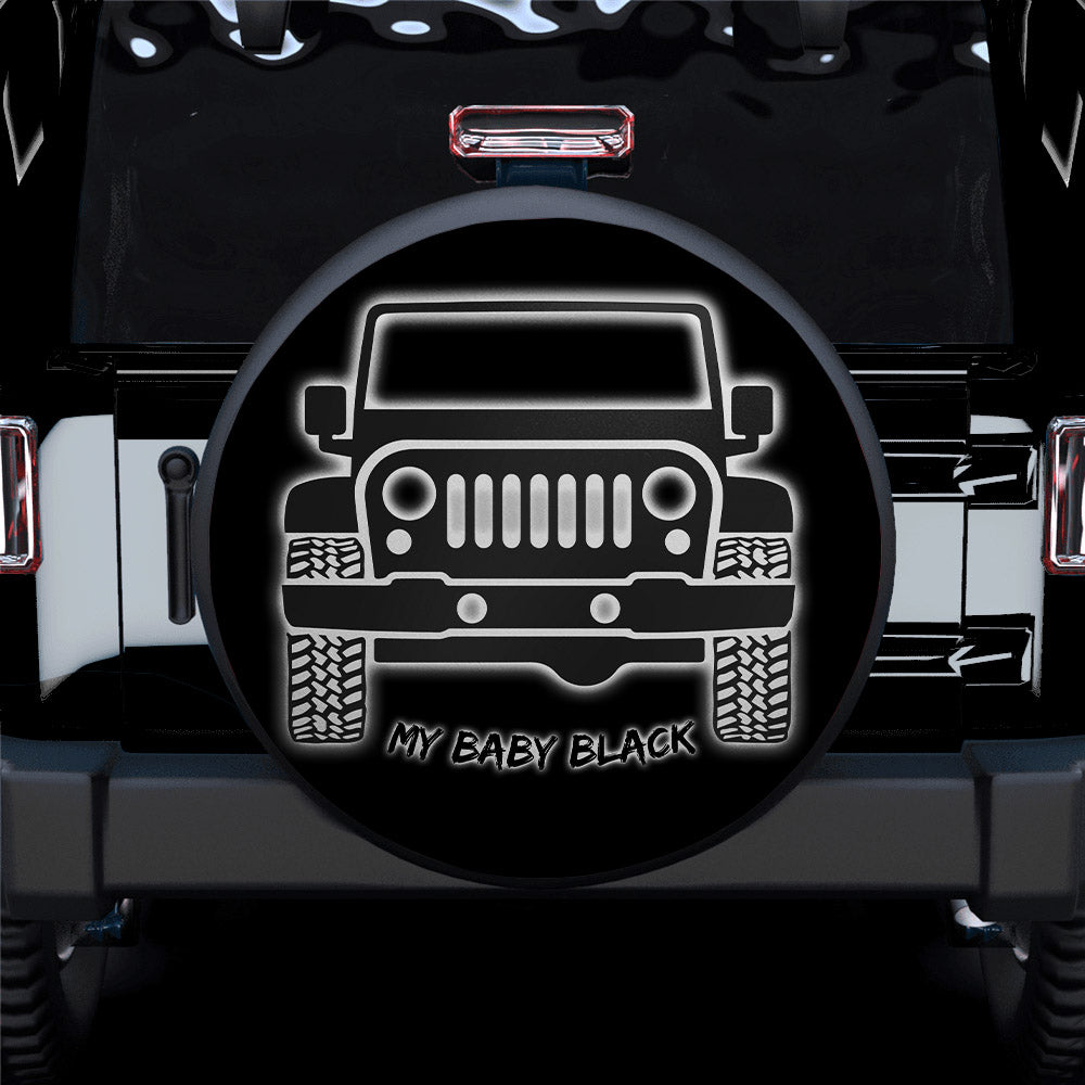 Black Jeep Spare Tire Covers for Baby Gifts and Campers