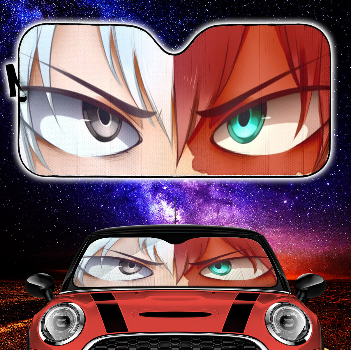 My Hero Academia Sun Shades for Car Auto Protection
