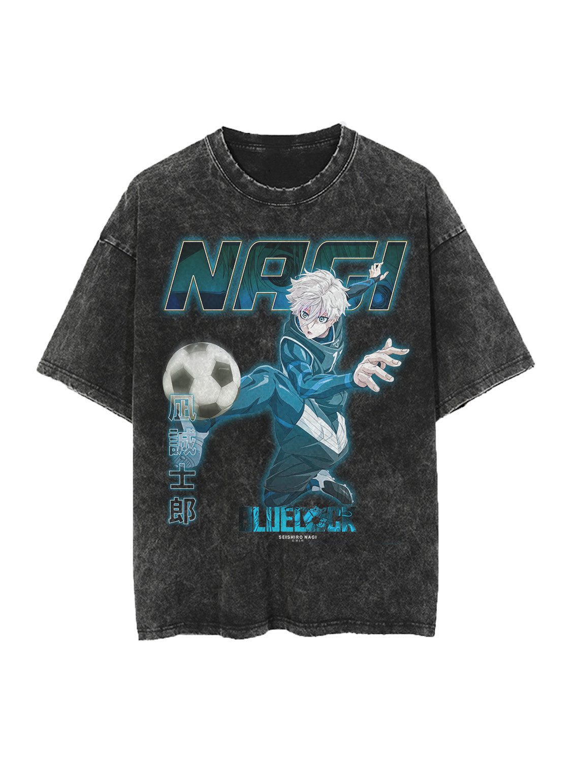 Nagi Womens Retro Graphic Cotton Oversized T-Shirt