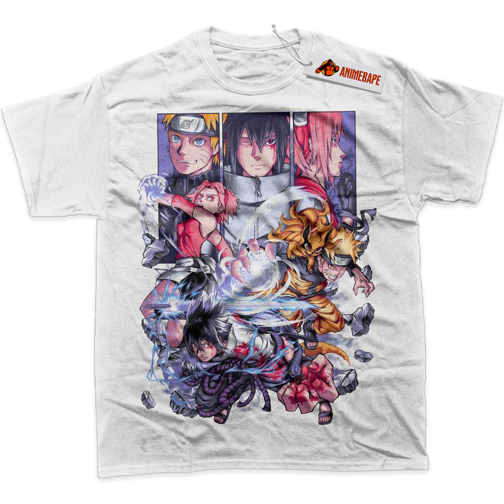 Naruto Anime Graphic T-Shirt, Cool Casual Tee for Fans