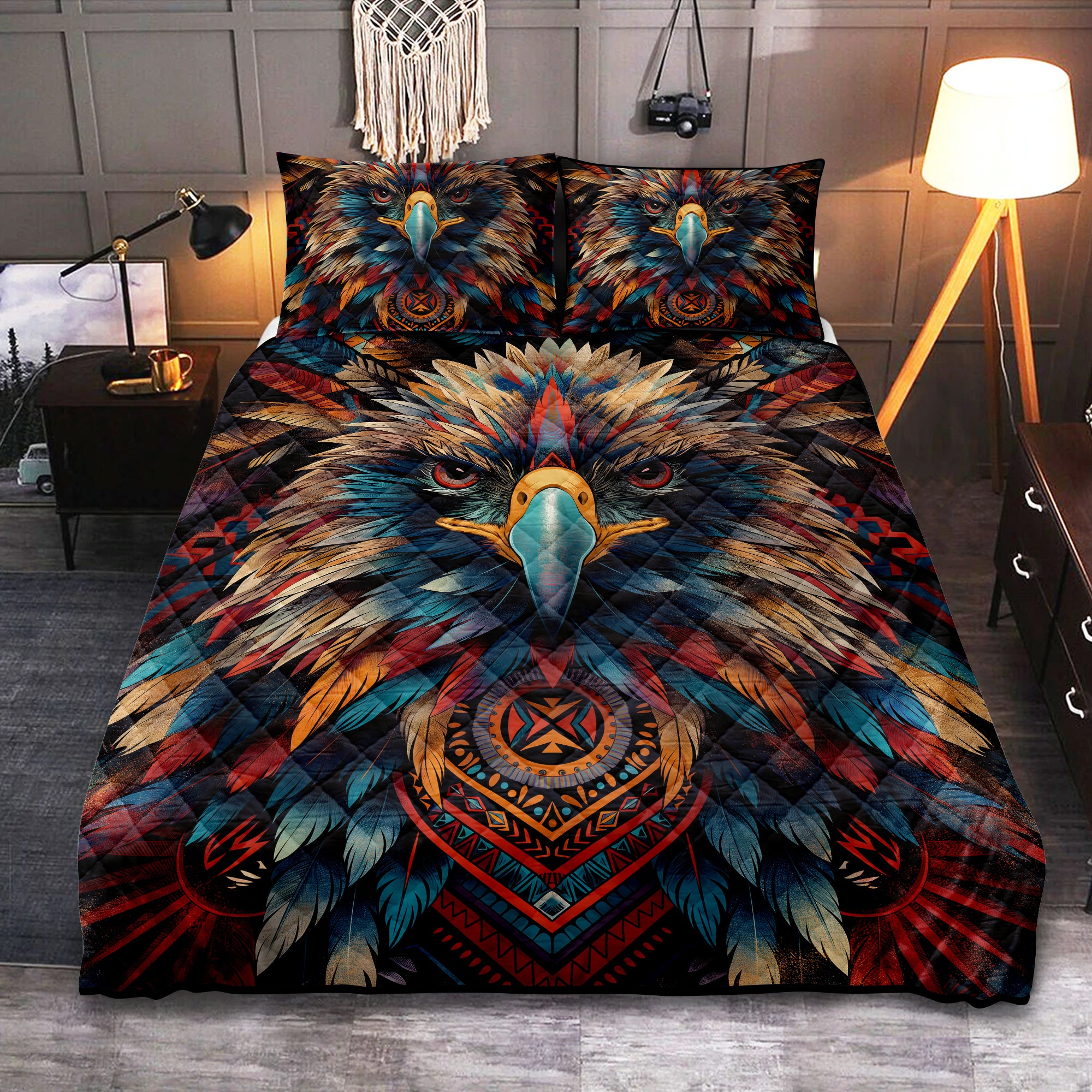 Eagle Quilt Bed Sets - Native American Inspired Bedding Collection