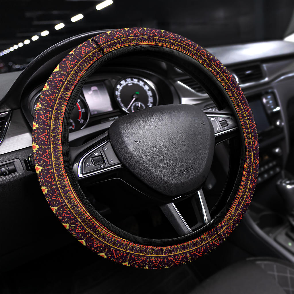 Native American Retro Premium Car Wheel Cover for Steering Wheel