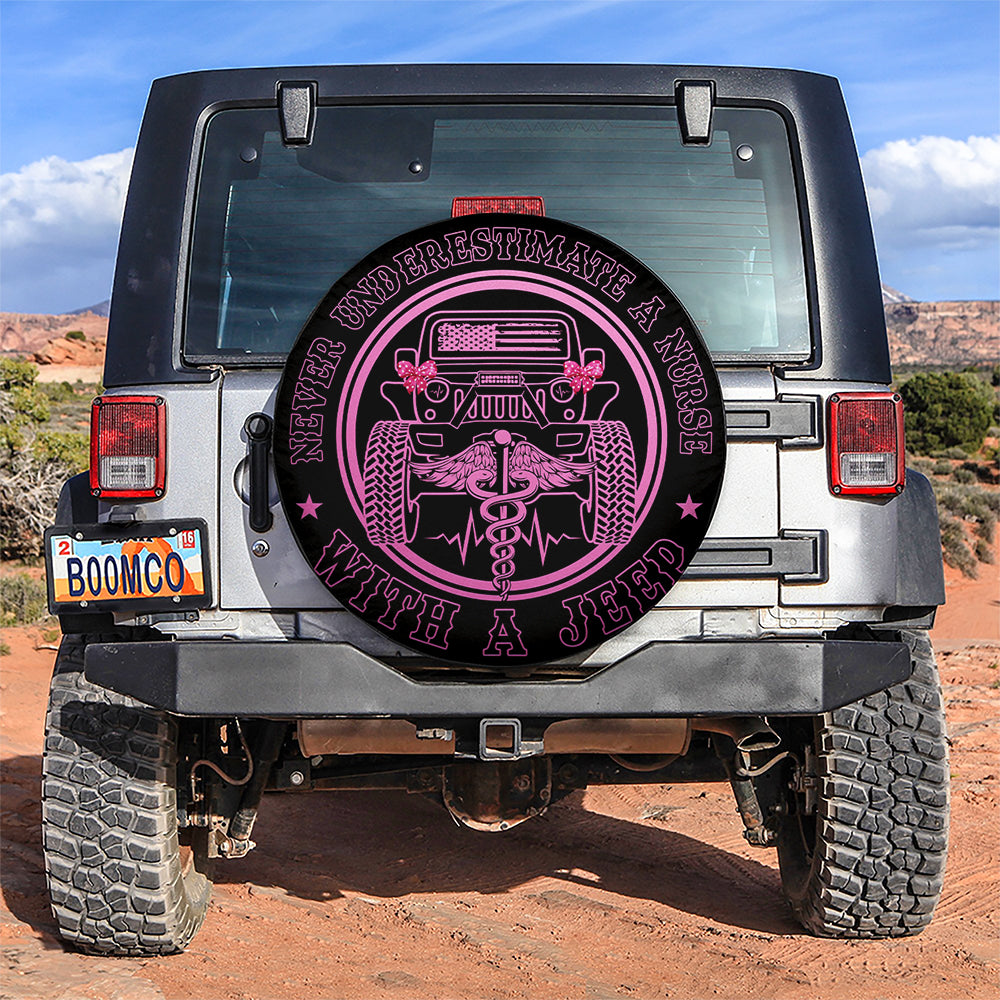 Nurse Jeep Car Spare Tire Cover Gift for Campers - 7713737834651
