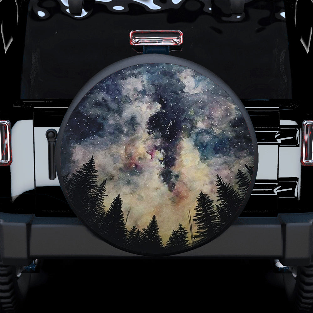 Night Sky Decor Jeep Spare Tire Cover Gift for Campers and Travelers