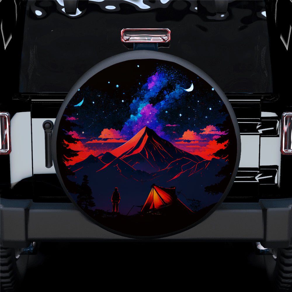 Starry Night Jeep Spare Tire Cover - Gift for Campers and Outdoors