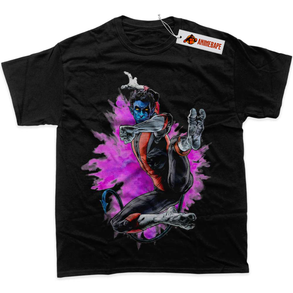 X-Men Nightcrawler Shirt, Marvel Comics Graphic Tee for Fans