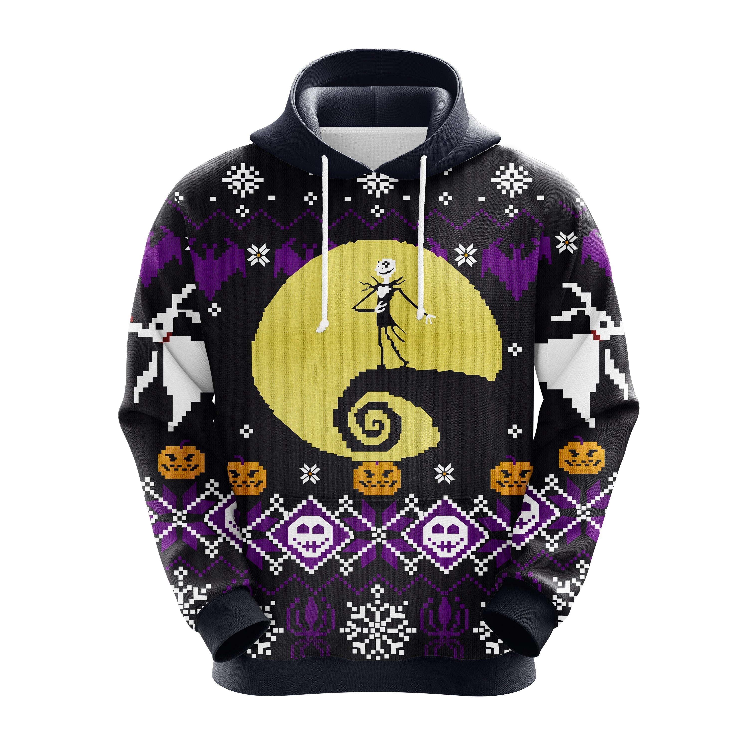 Nightmare Before Christmas Cute Hoodie for Thanksgiving Gift Idea