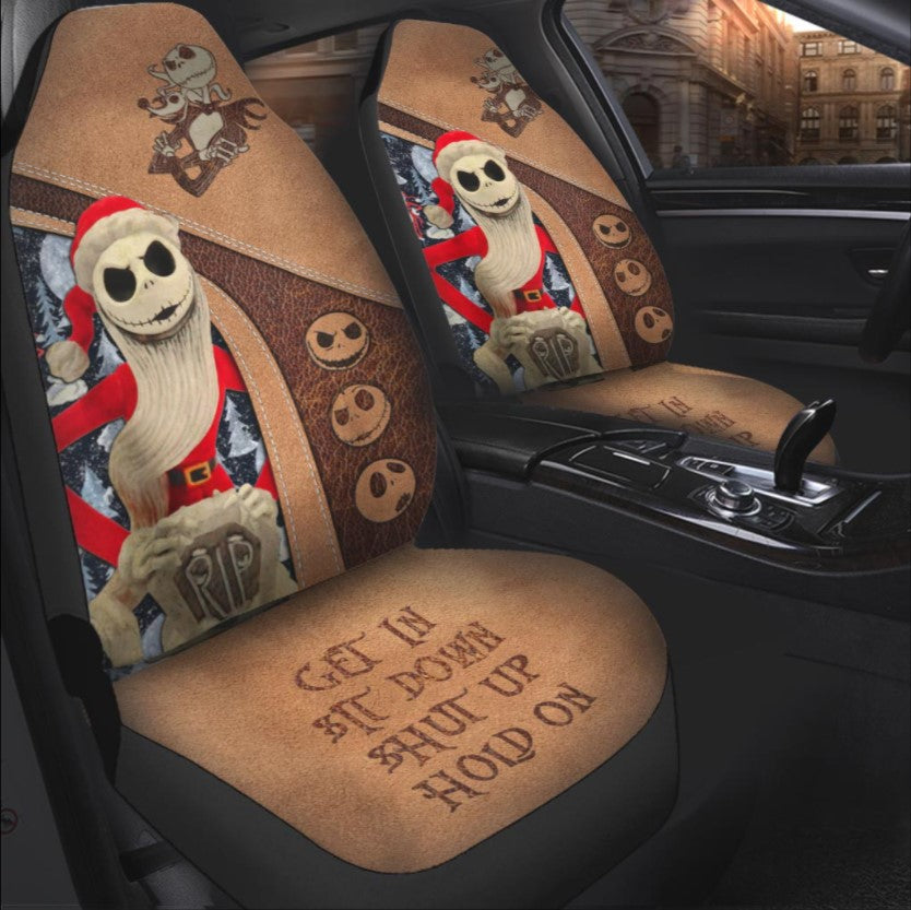 Jack Skellington Santa Claus Car Seat Cover - Nightmare Before