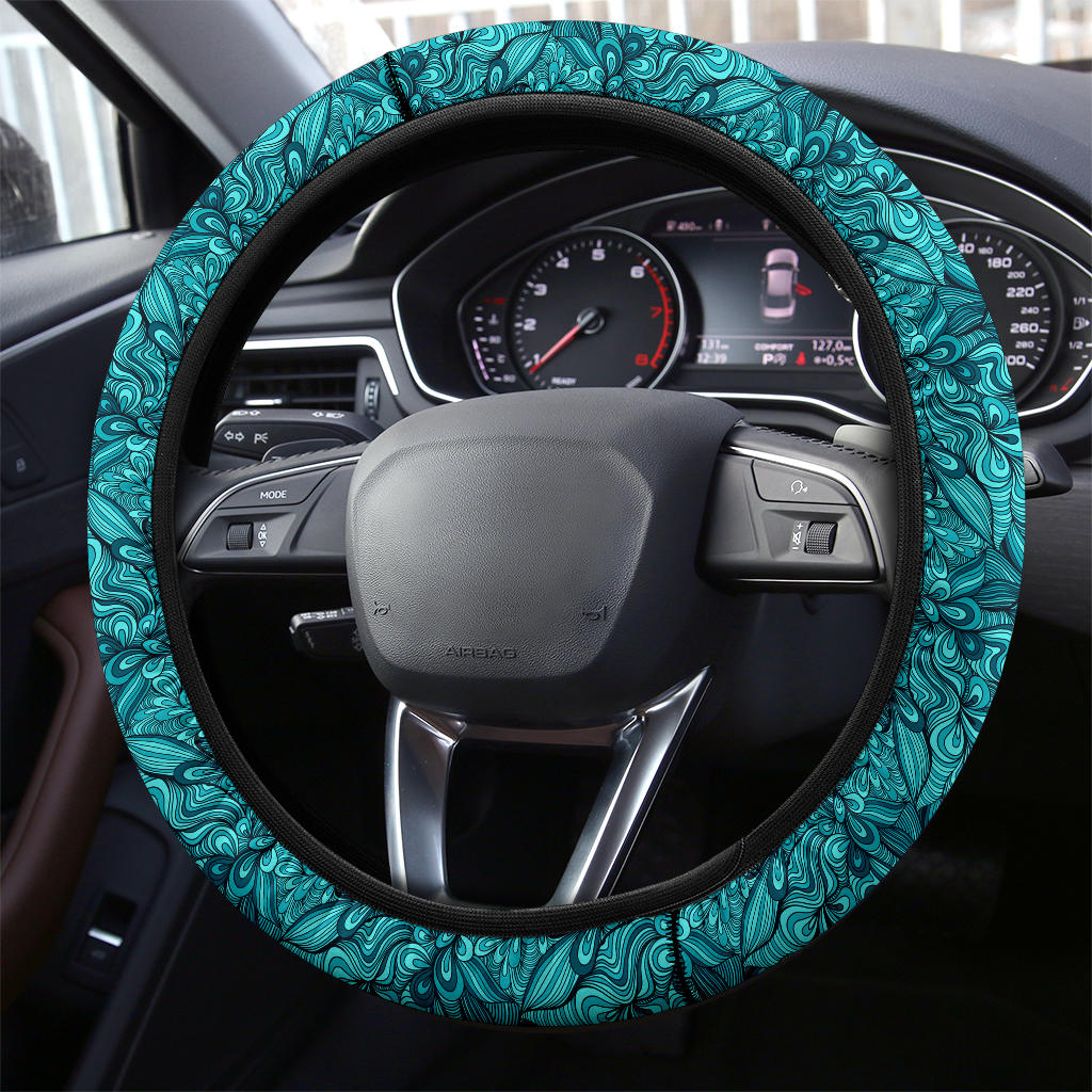 Blue Premium Steering Wheel Cover for Cars - Ocence