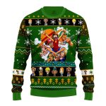Green Anime Ugly Christmas Sweater - Unique Thanksgiving Gift Idea