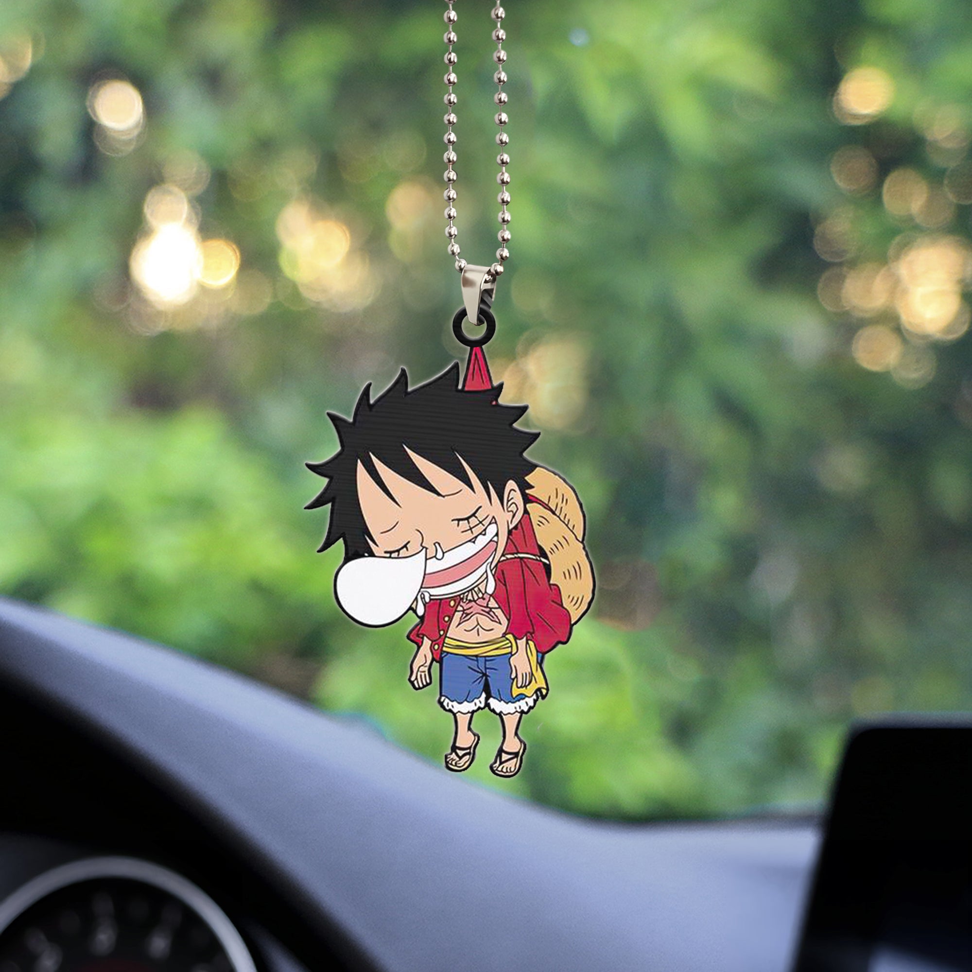 One Piece Luffy Custom Sleep Custom Shape Ornament Car Accessories Decorations