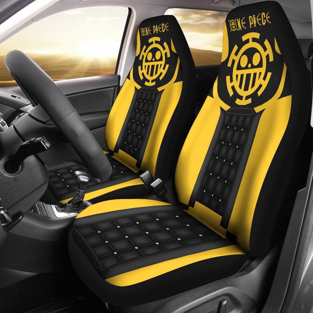 Personalized One Piece Yellow Premium Custom Car Seat Covers
