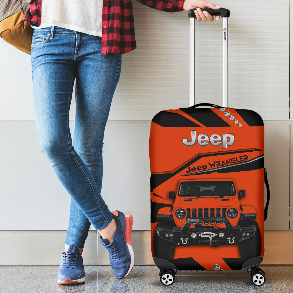 Orange Luggage Cover for Jeep Suitcase Protector Accessories