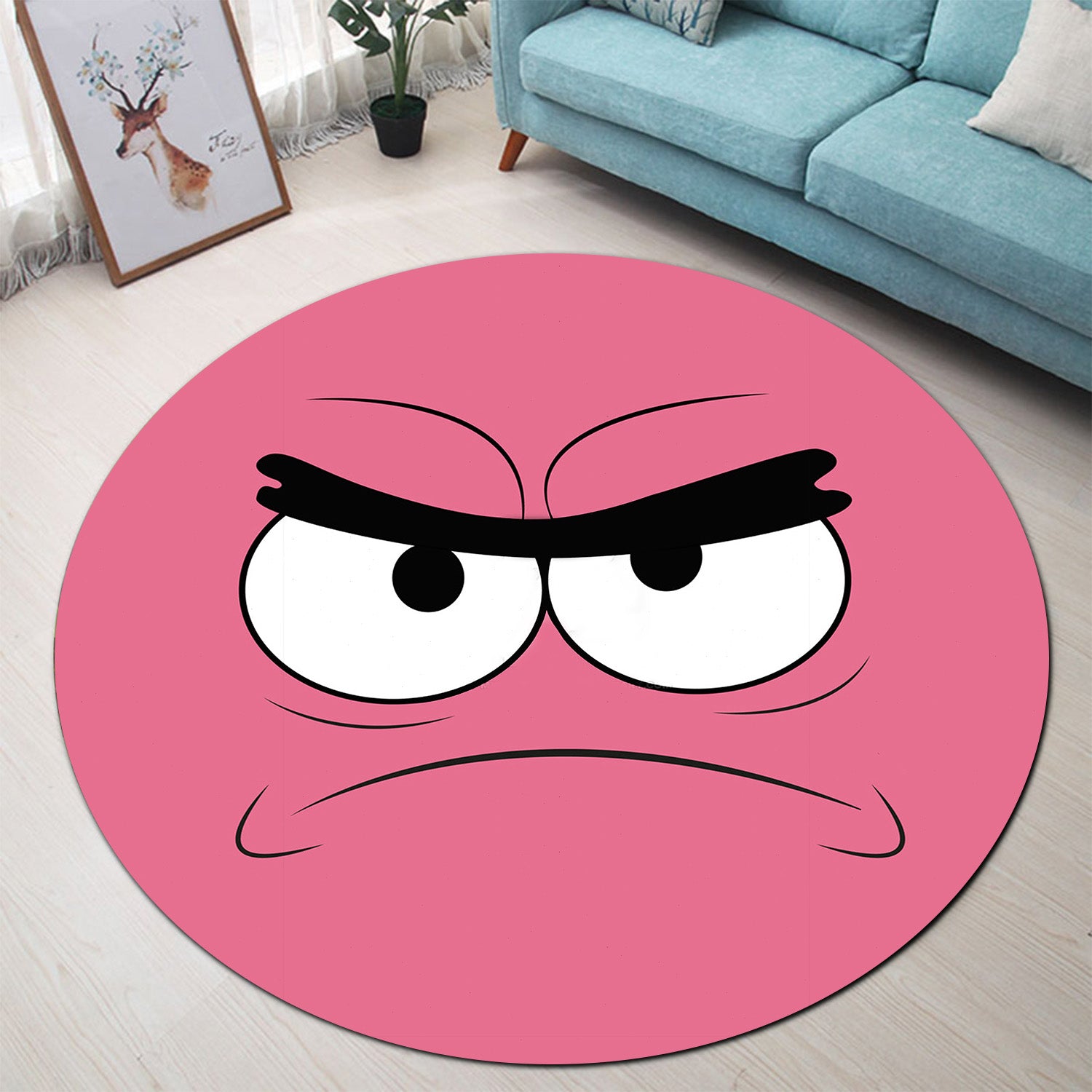 Patrick Star Rug for Bedroom and Living Room Home Decor