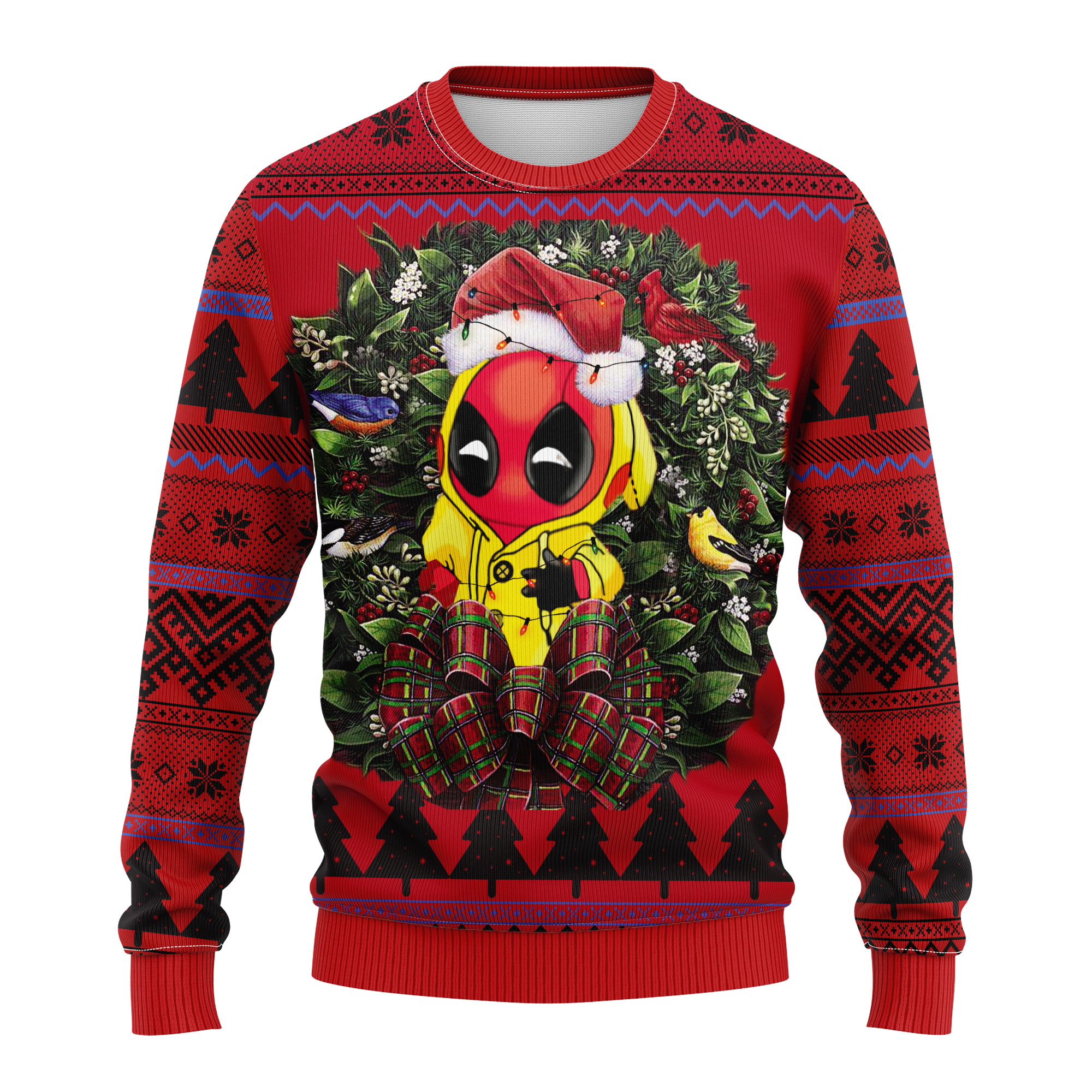Deadpool Pika Ugly Christmas Sweater Gift for Thanksgiving