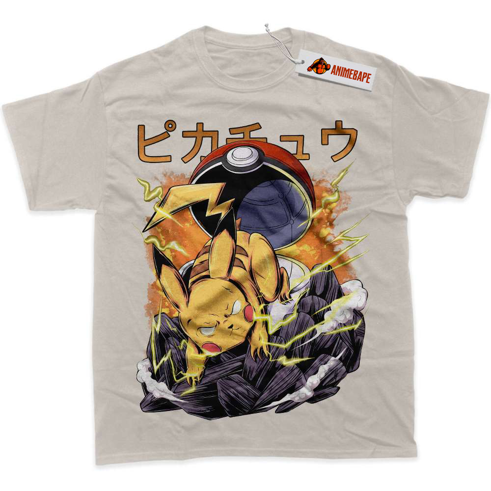 Pikachu Graphic T-Shirt, Pokemon Anime Tee for Fans and Collectors ...