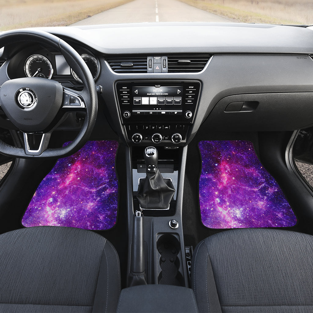 Galaxy Car Floor Mats - Pink Purple Outer Space Accessories