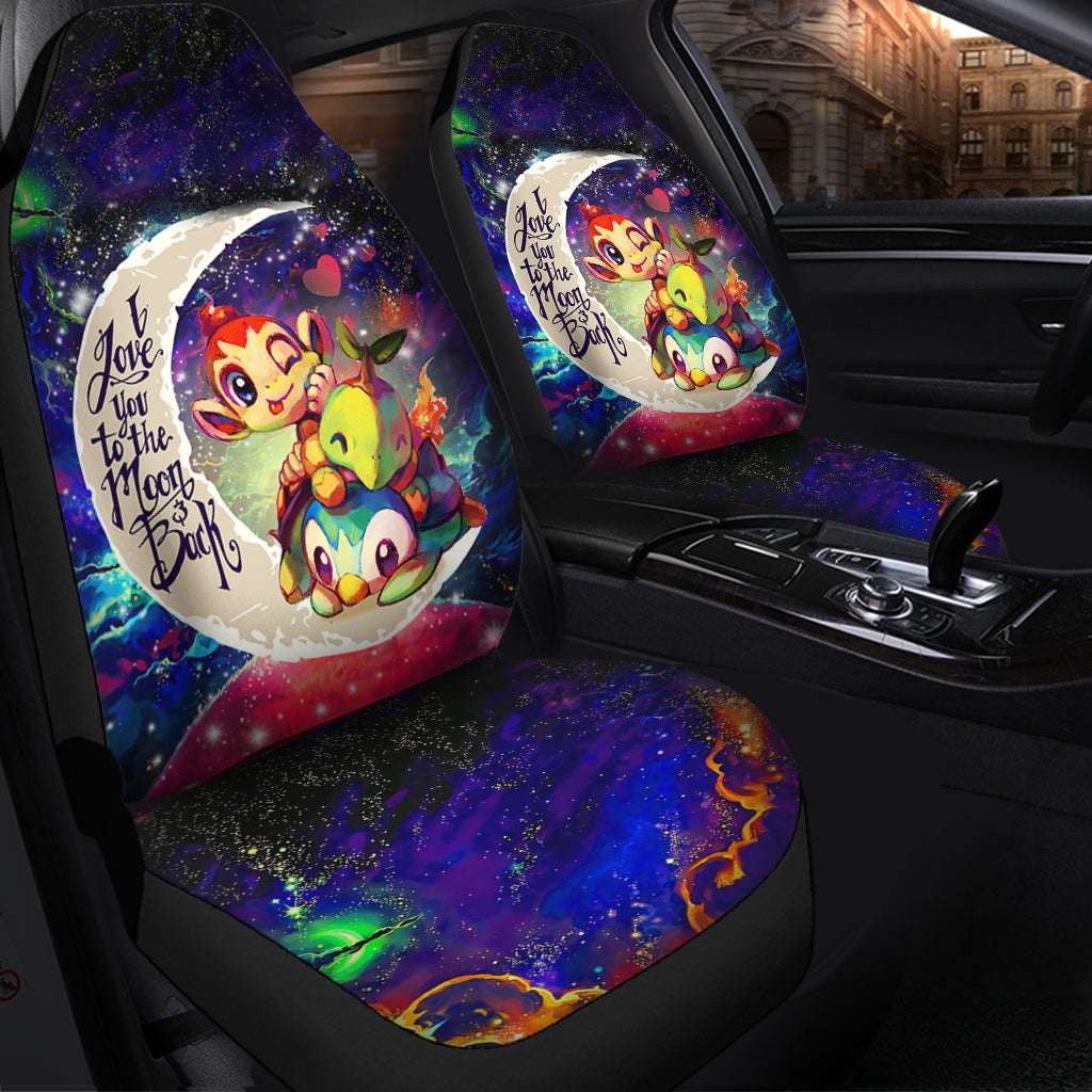 Piplup Turtwig Chimchar Gen 4 Custom Car Seat Covers Protectors