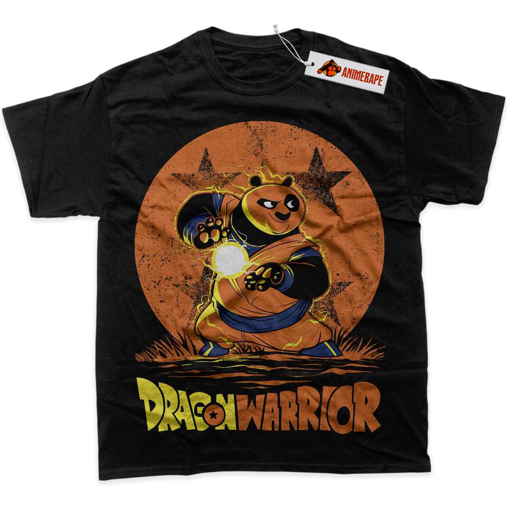 Kung Fu Panda Graphic Tee, Animated Po Shirt for Fans