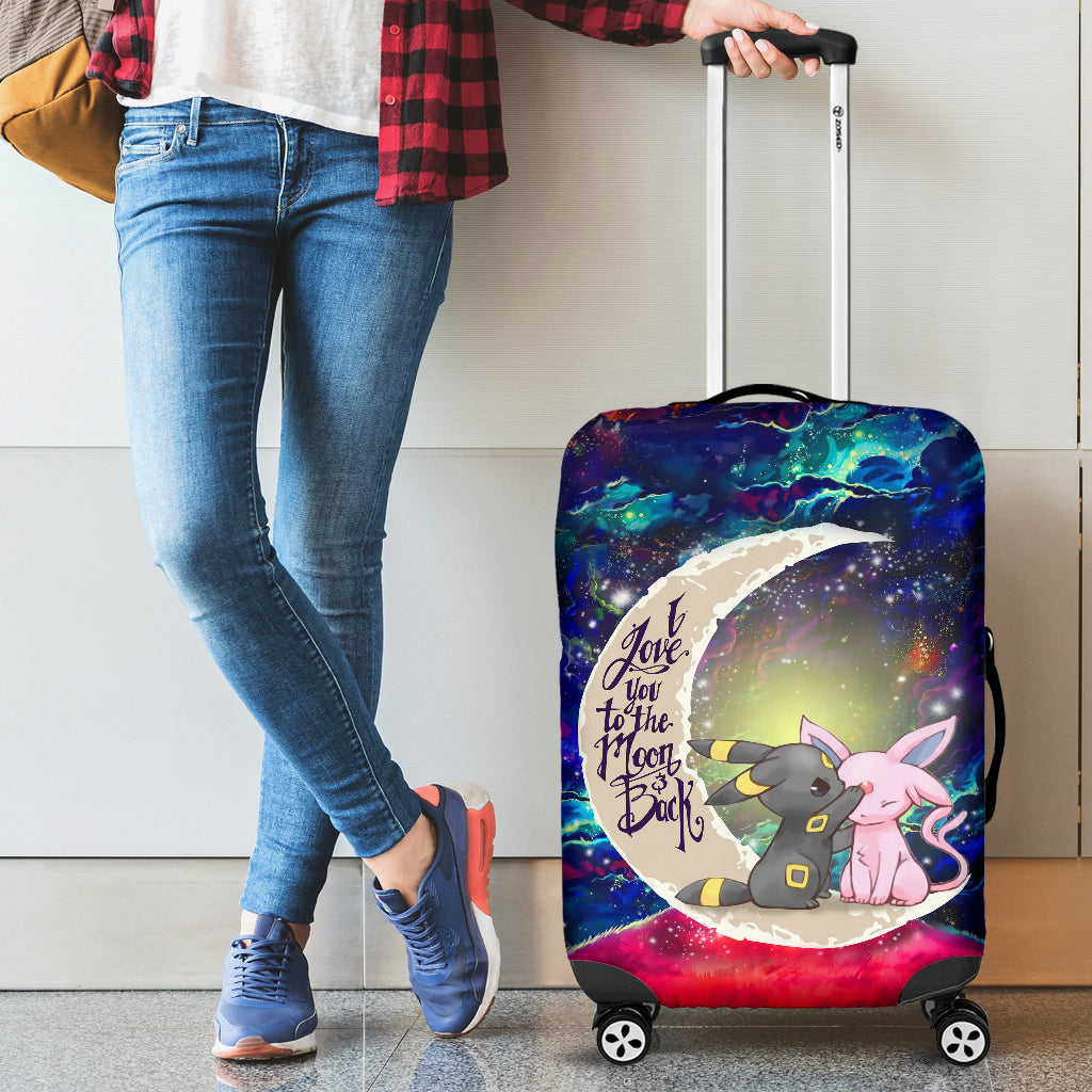 Espeon Umbreon Pokemon Galaxy Luggage Cover Suitcase Protector