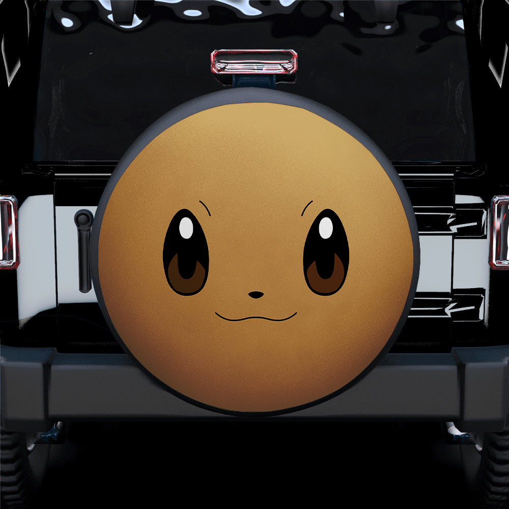 Cute Pokemon Eevee Jeep Car Spare Tire Covers Gift for Campers