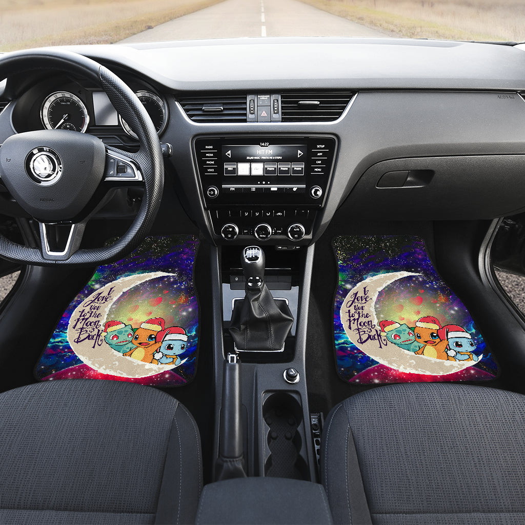 Pokemon Friends Gen 1 Love You To The Moon Galaxy Car Floor Mats