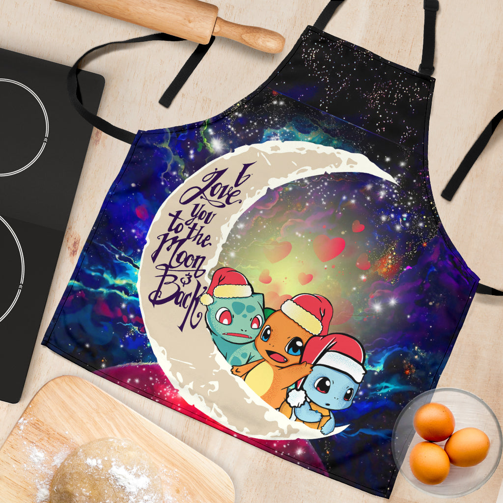 Pokemon Friends Gen 1 Galaxy Apron - Best Gift for Cooking Lovers