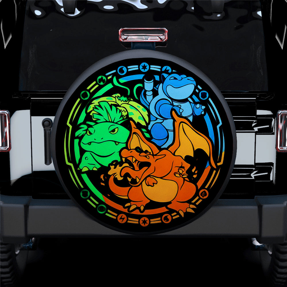 Pokemon Jeep Car Spare Tire Cover Gift for Camping Enthusiasts
