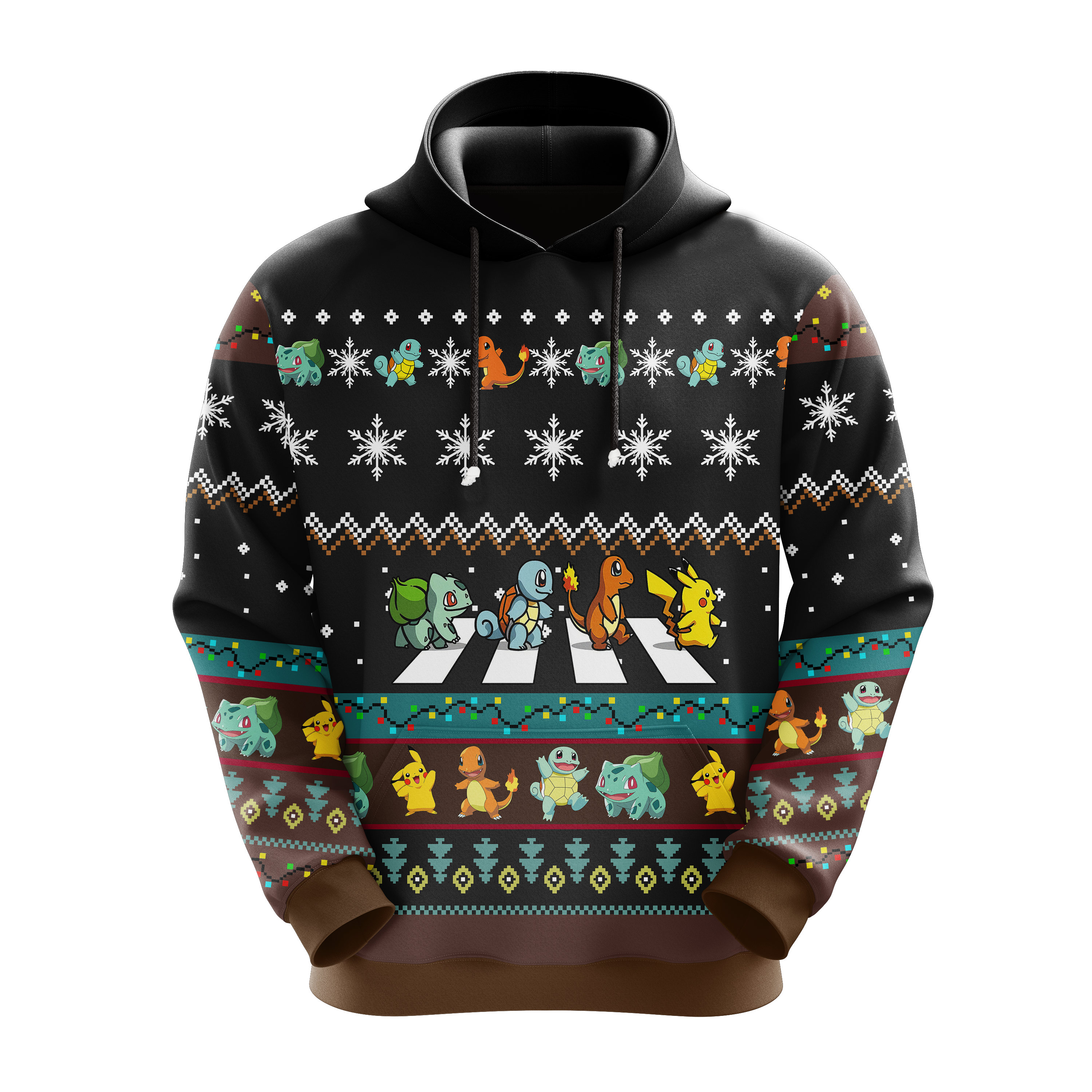 Pikachu Christmas Hoodie for Gen 1 Fans - Great Holiday Gift Idea