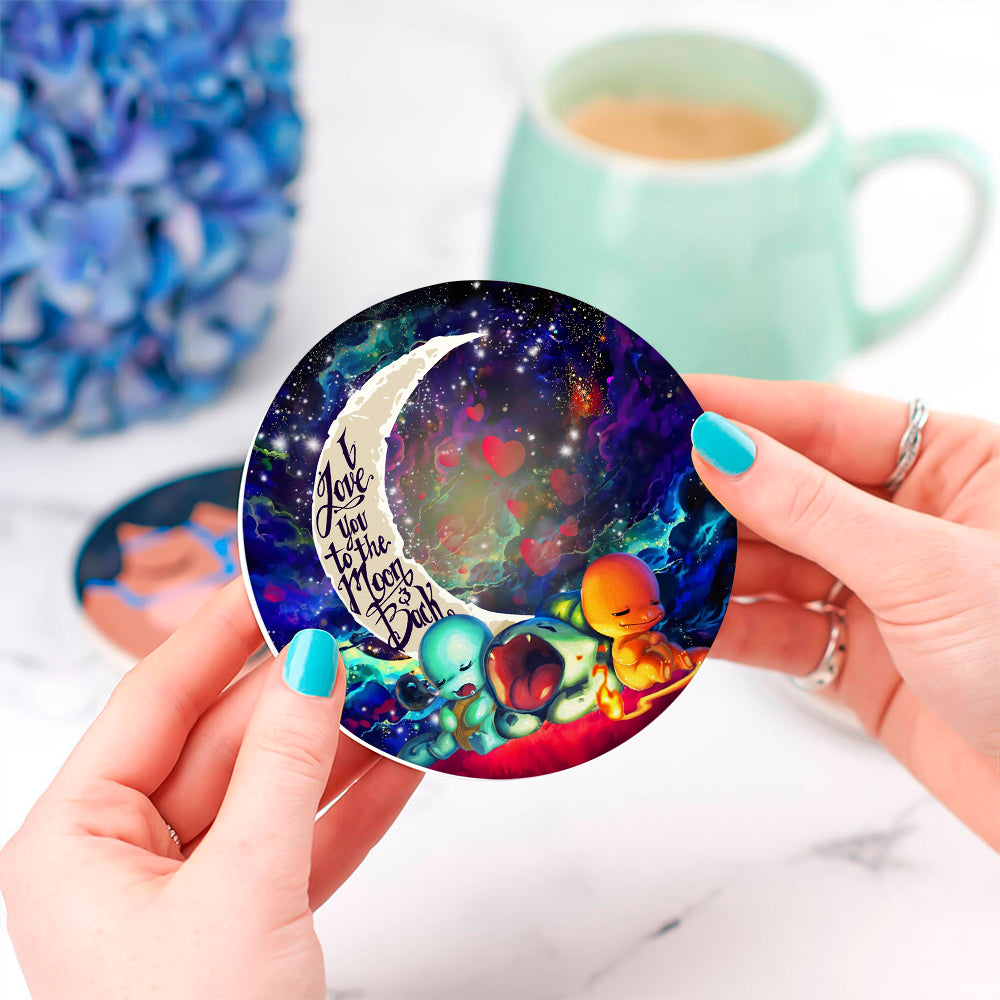 Cute Pokemon Coasters for Sleep Lovers - Galaxy  Drink Coasters