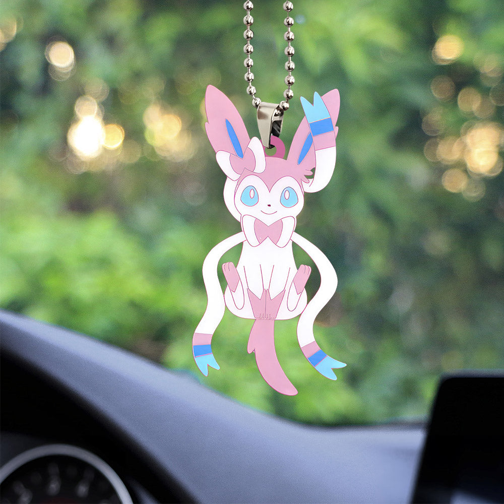 Custom Pokemon Sylveon Eevee Evolution Custom Shape Ornament Car Accessories