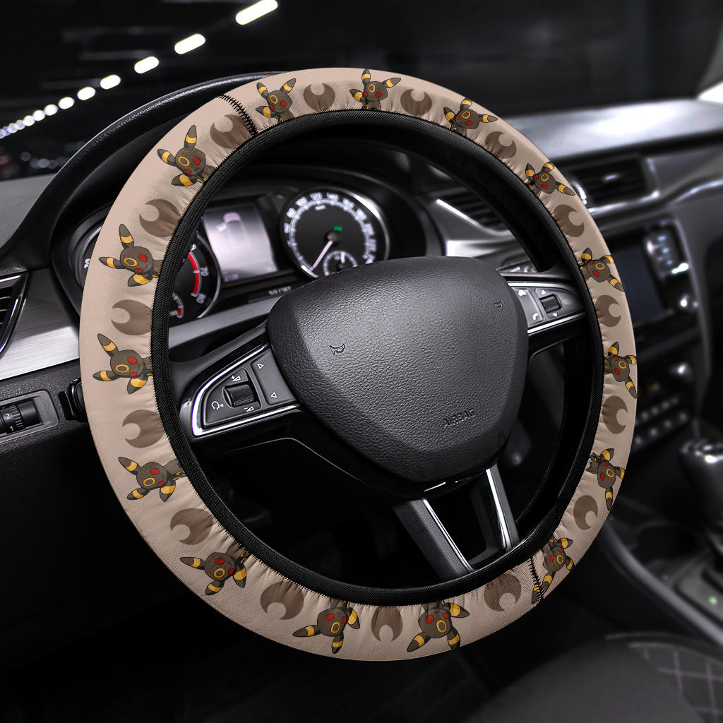 Umbreon Pokemon Car Steering Wheel Cover for Eevee Evolution