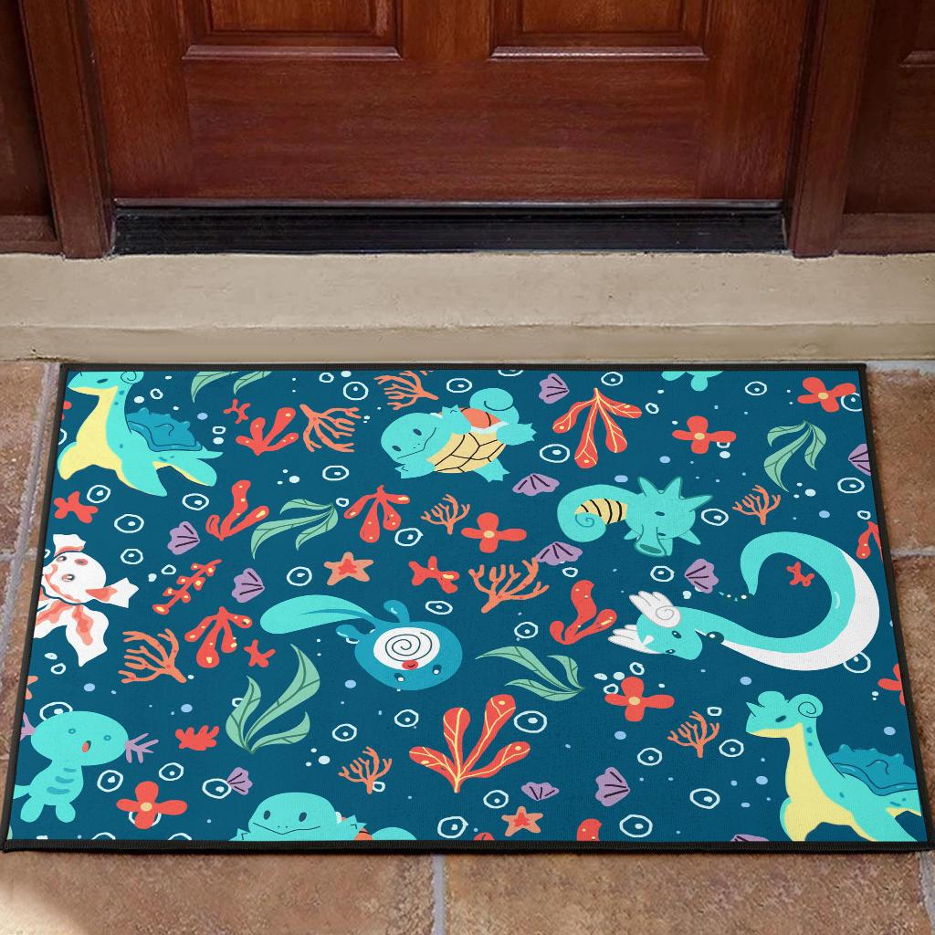 Pokemon Water-Themed Entrance Mat Doormat Pokemon Water