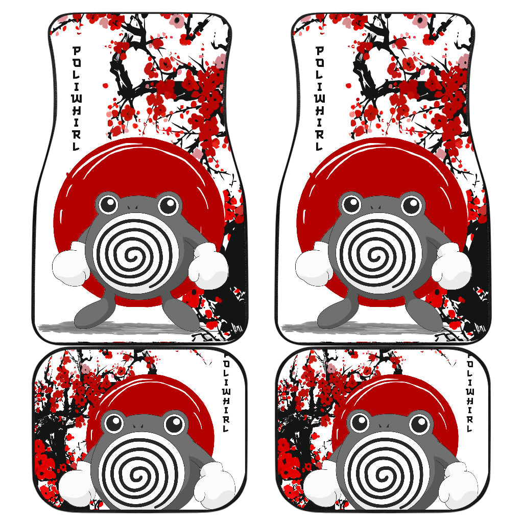 Poliwhirl Japan Style Car Floor Mats for Pokemon Fans