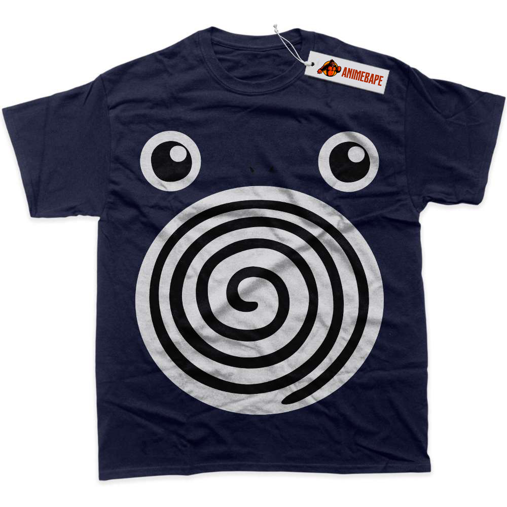 Poliwhirl Pokemon Anime Graphic Tee Shirt for Fans