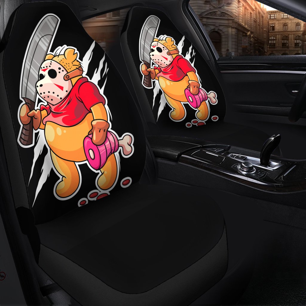 Jason Voorhees Horror Movie Custom Car Seat Covers Decor Protectors