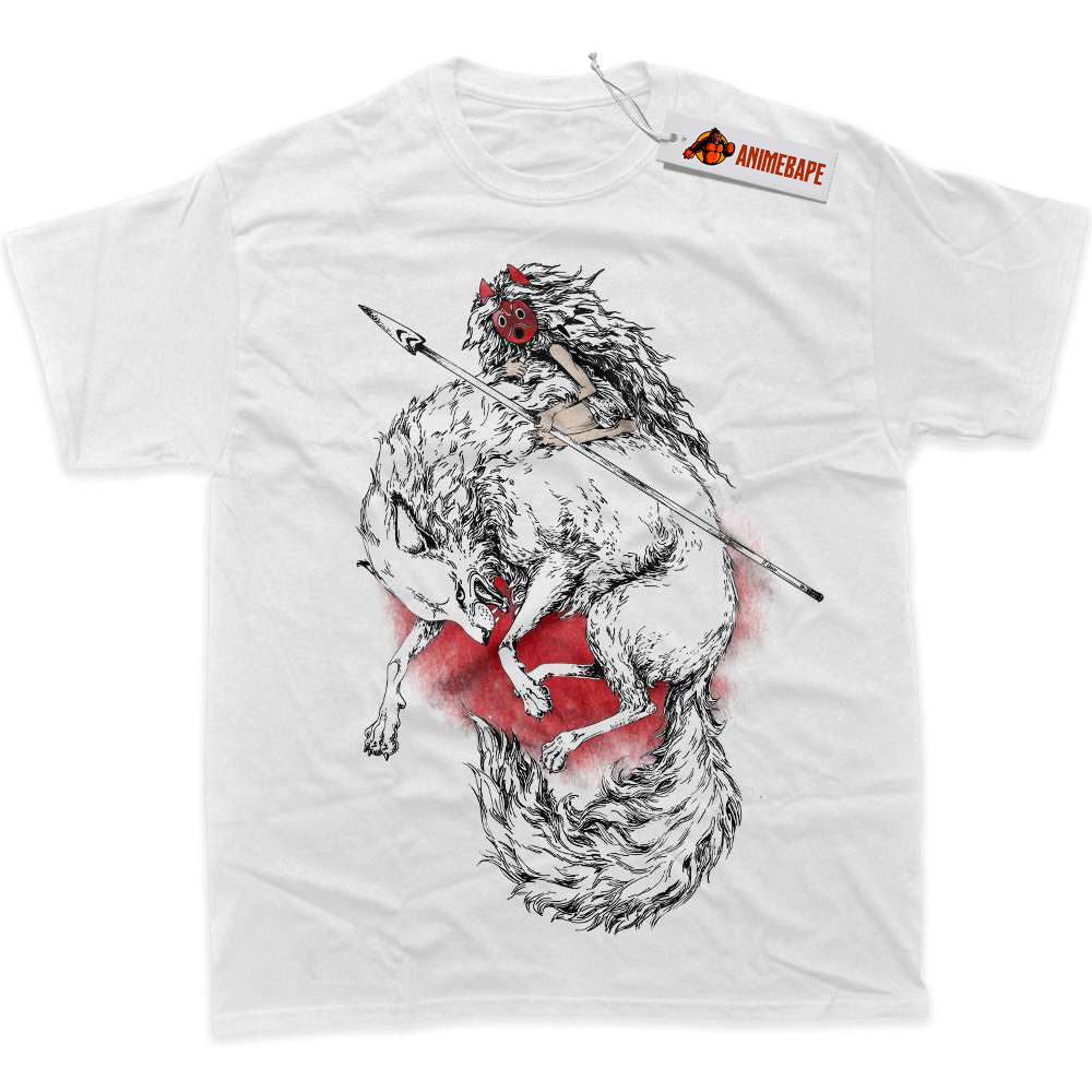 Princess Mononoke Anime Shirt, Studio Ghibli Graphic Tee